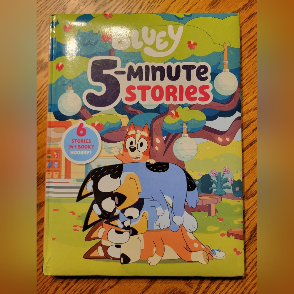 (2/$15) Bluey 5-Minute Stories Book